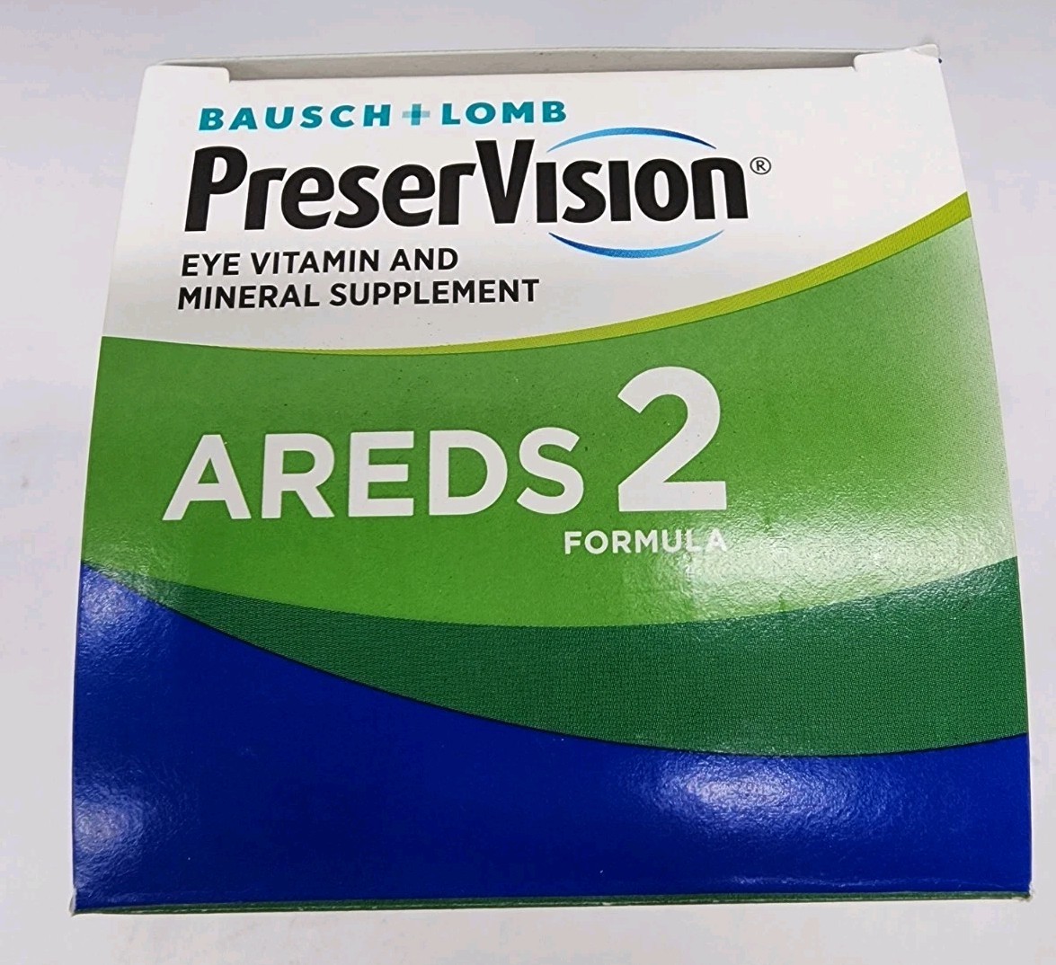 Bausch + Lomb PreserVision AREDS 2 Mini Soft Gels 210 Ct Eye Vitamin Exp 10/27