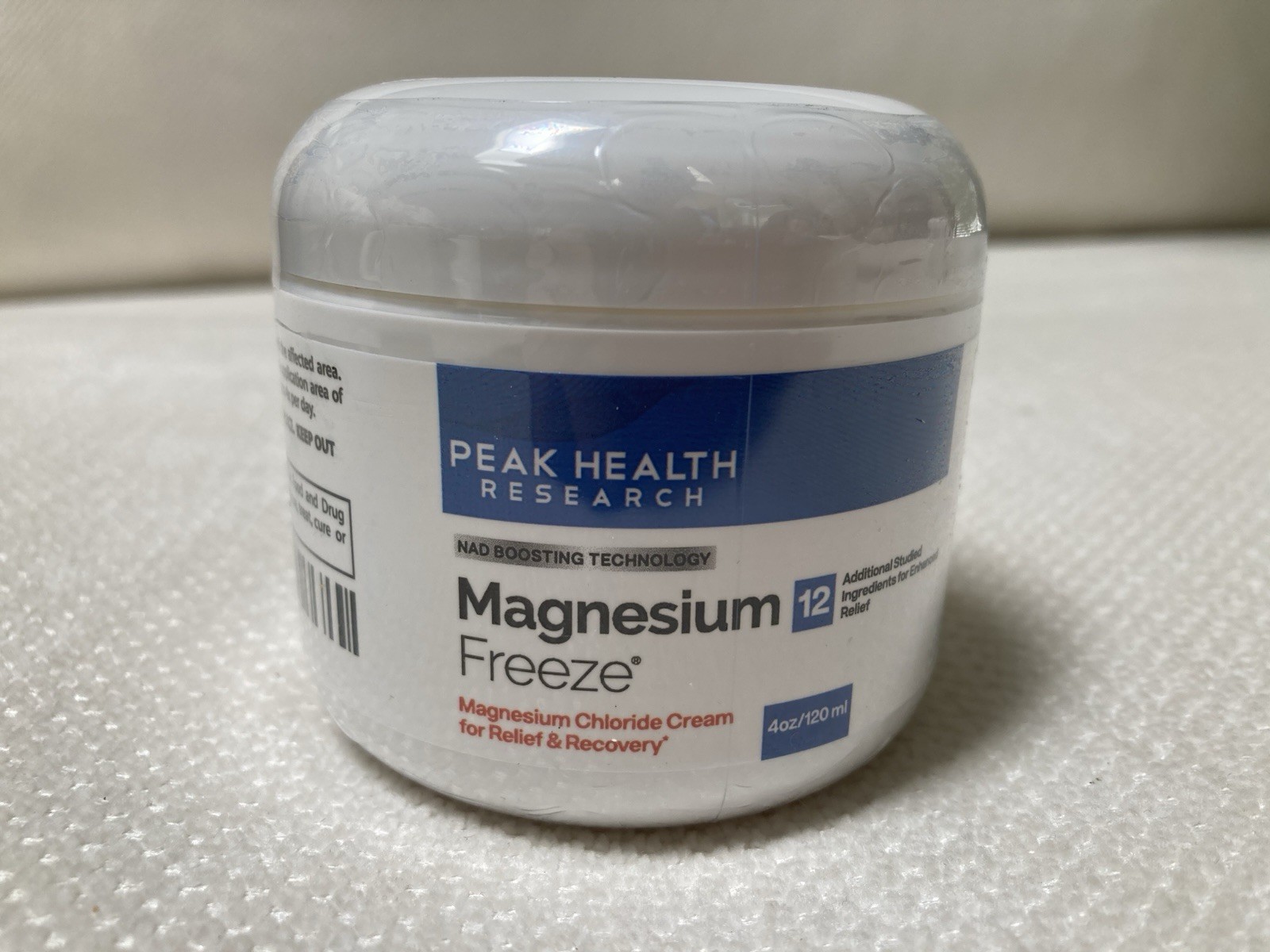 Magnesium Freeze – Topical Magnesium Cream with Niacinamide for Joints, 4 Oz