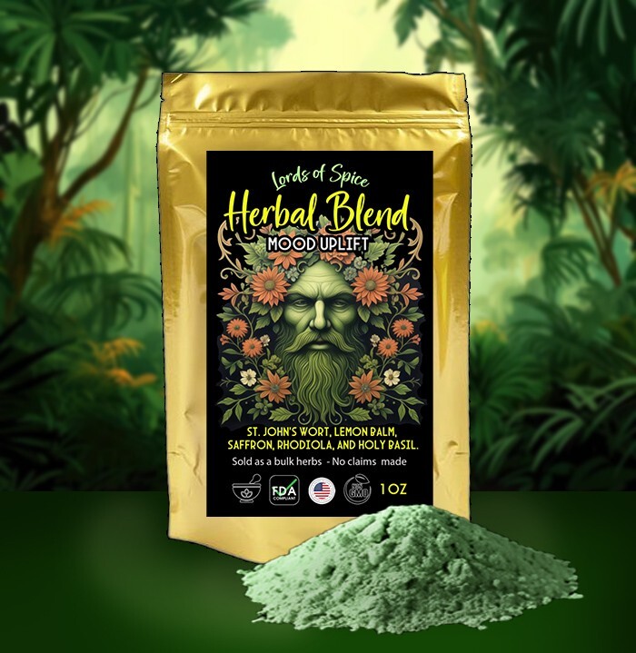 Mood Support – Herbal Blend – Natural Safe Herb – Depression – Free Ship – USA