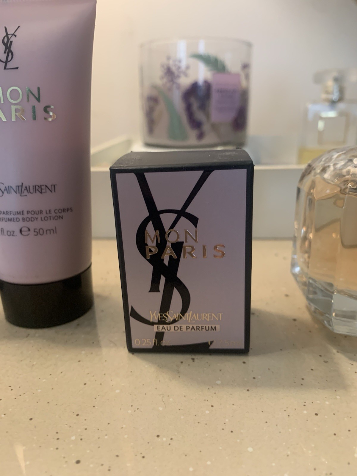Yves Saint Laurent Mon Paris Pefume YSL 50ml 1.6oz EDP, 2x Lotion, 2x Mini Edp