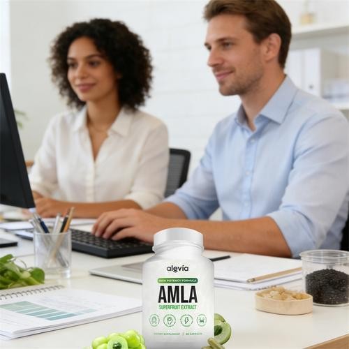 Organic Amla Capsules 1000mg – Indian Gooseberry Amla Fruit Supplement