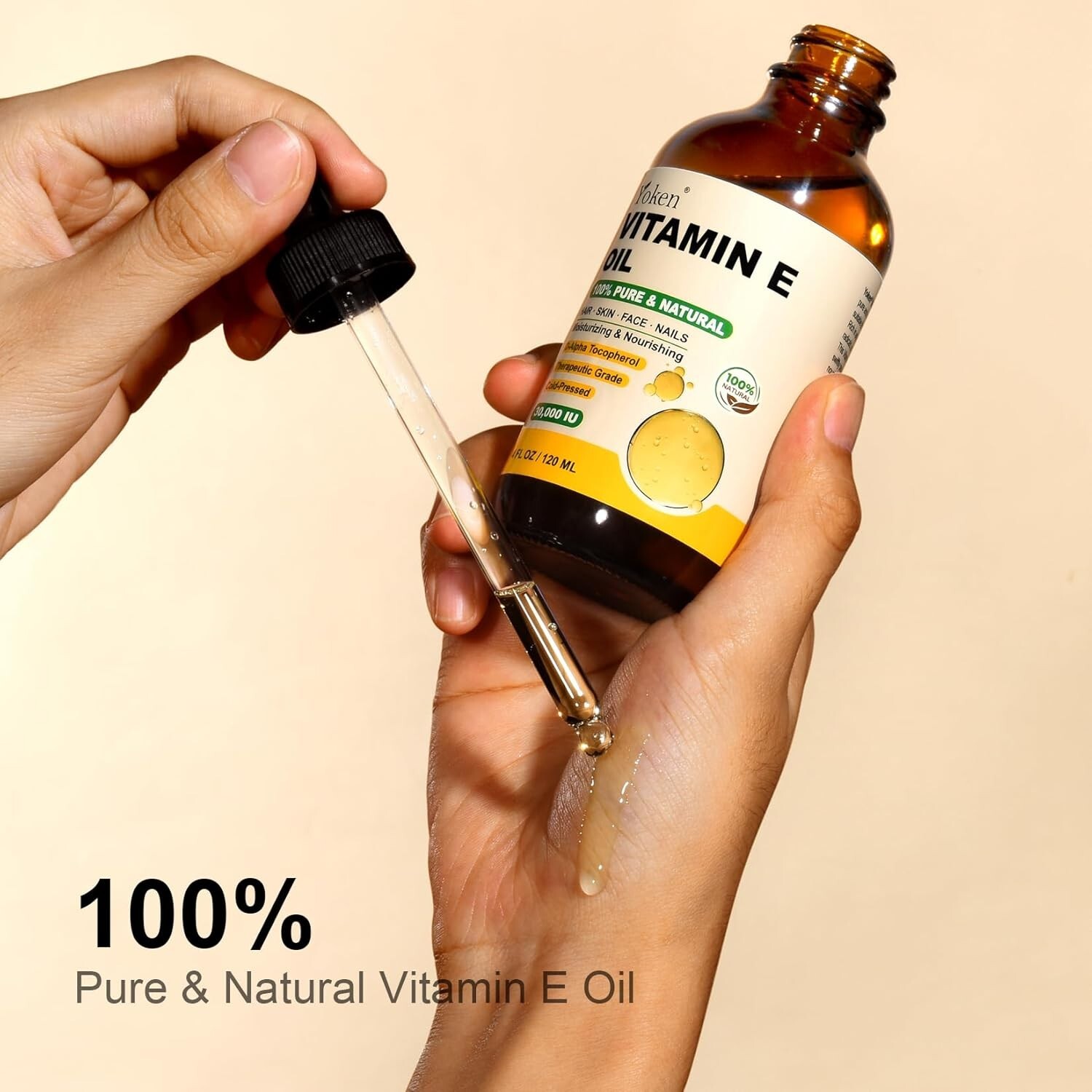 Vitamin E Oil 4 Fl Oz Organic Vitamin E oil for Skin 30,000 IU Vitamine oils…,