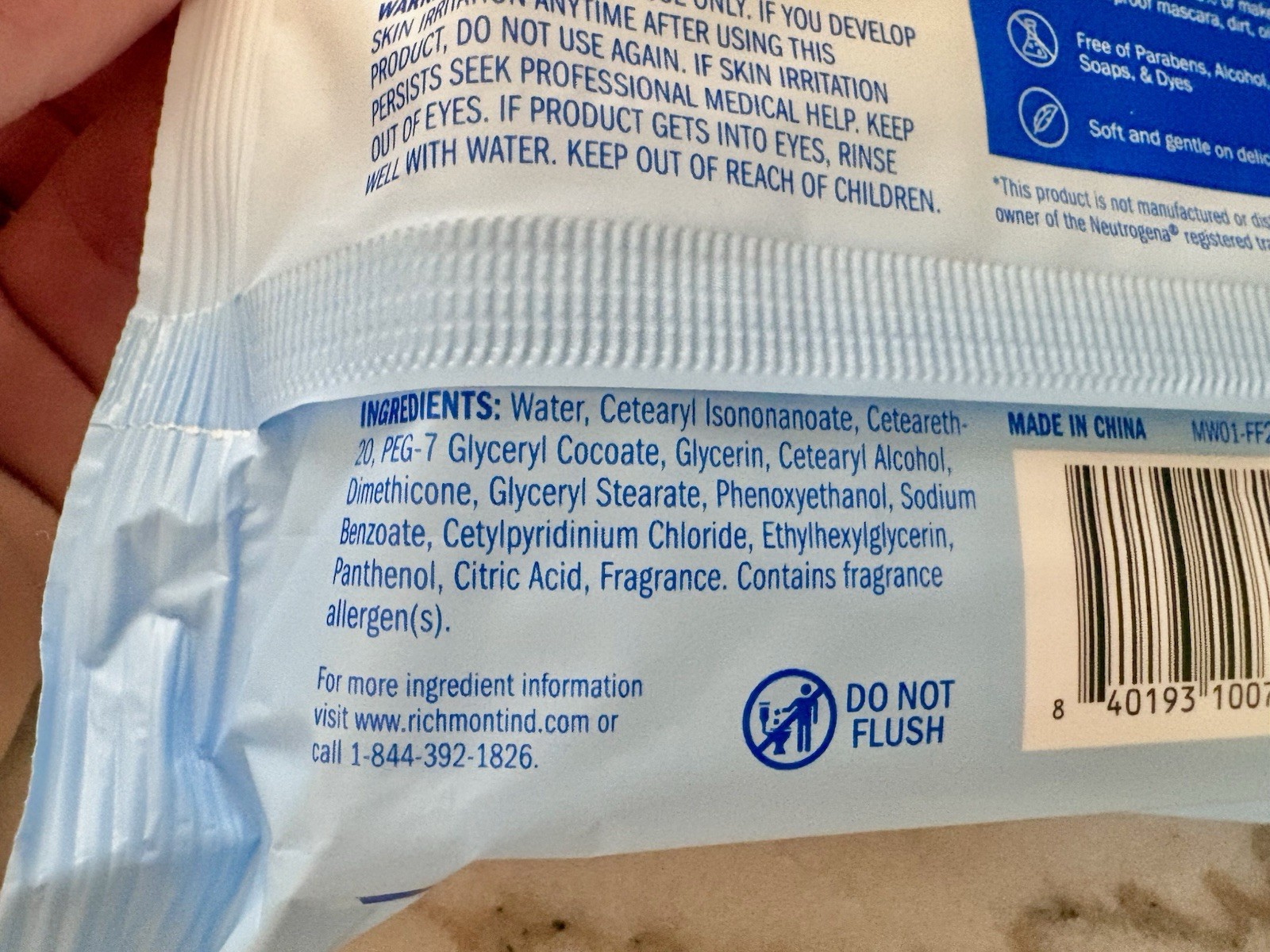 🎀Biophil🎀 (2) Makeup Remover-Super Soft Towelettes- Beauty Skincare NEW