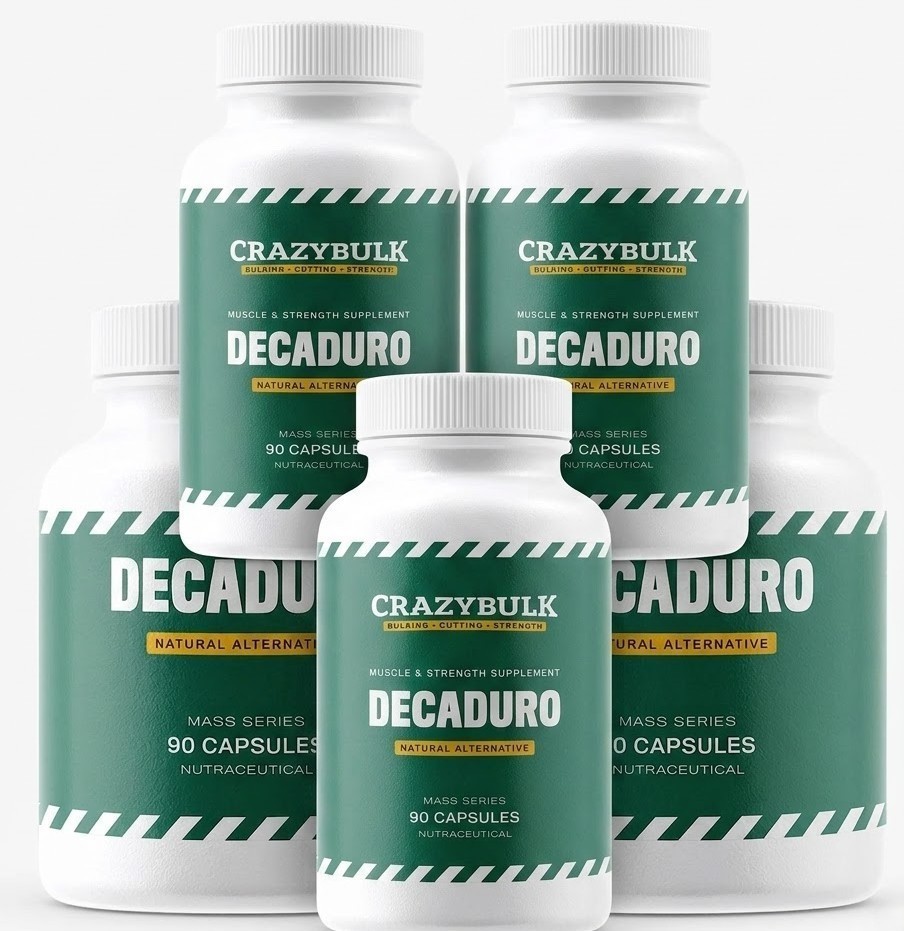 CrazyBulk MUSCLE & STRENGTH Supplement 90 Capsules, Free & Fast Ship – Pack of 5