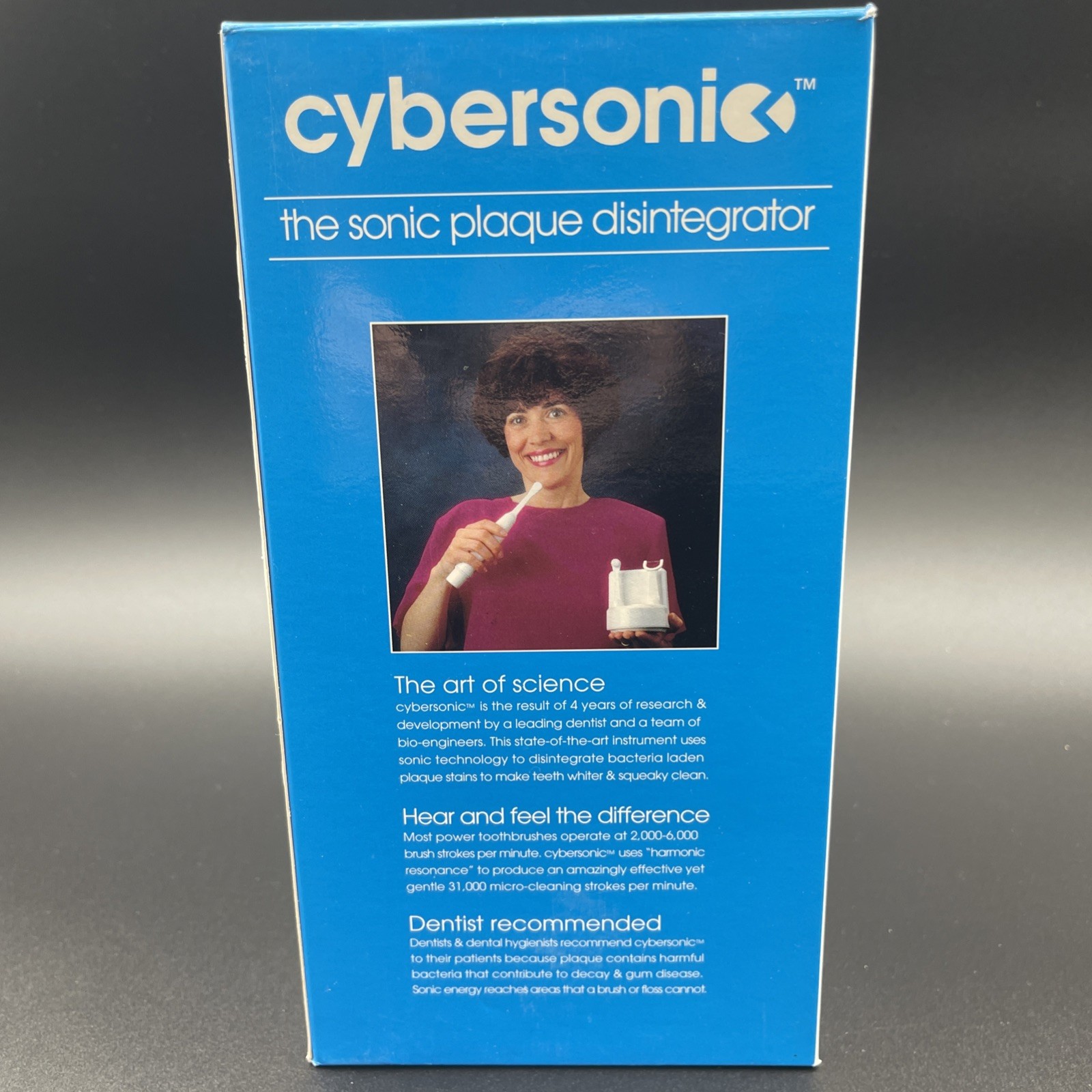 Cybersonic Classic Toothbrush Complete Sonic Oral Care System Model #A104