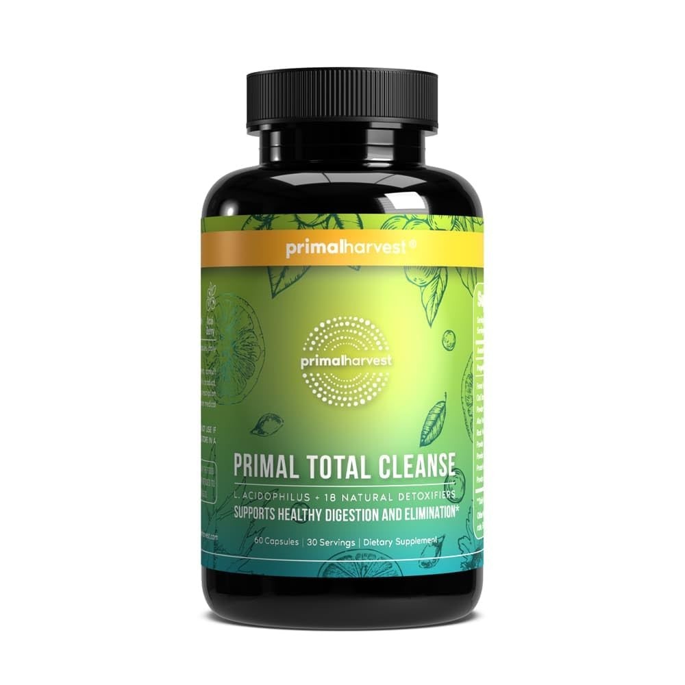 Full Body Detox Cleanse for Liver, Kidney, Gut & Intestinal Health – 60 Capsules
