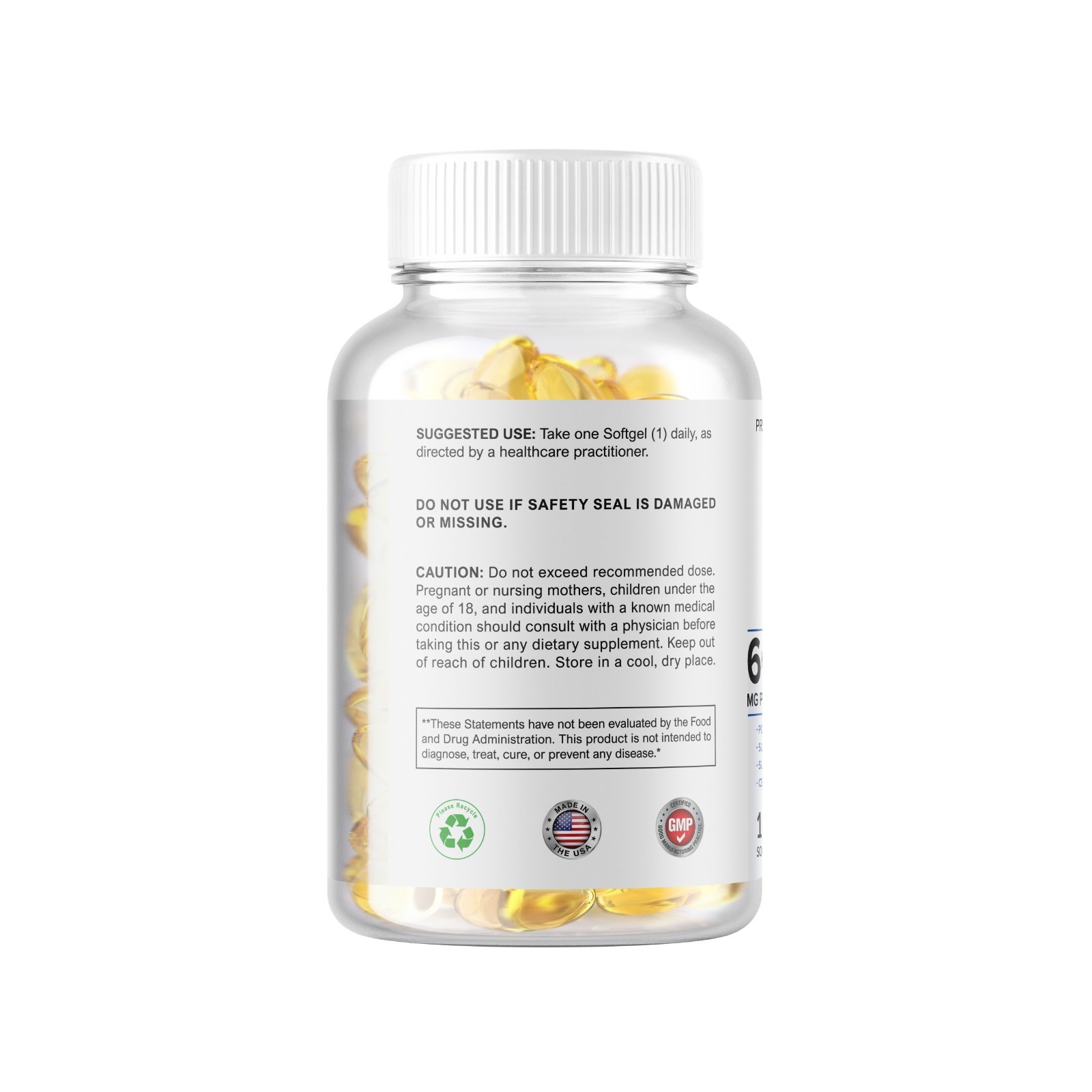 Alpha Lipoic Acid – 600mg Per Serving – 360 Softgels 2 Bottles 120 Each