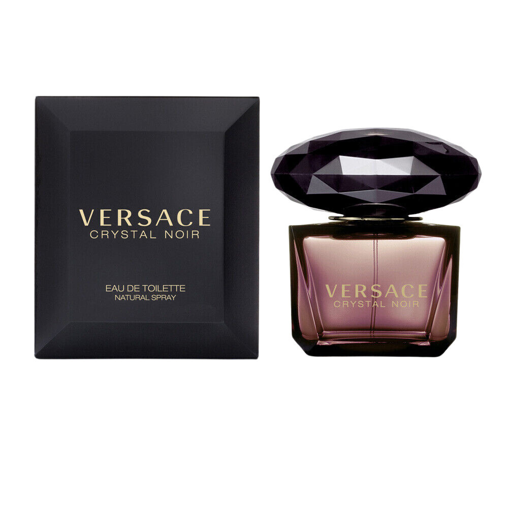 Versace Crystal Noir Eau De Toilette for Women 3 Oz.