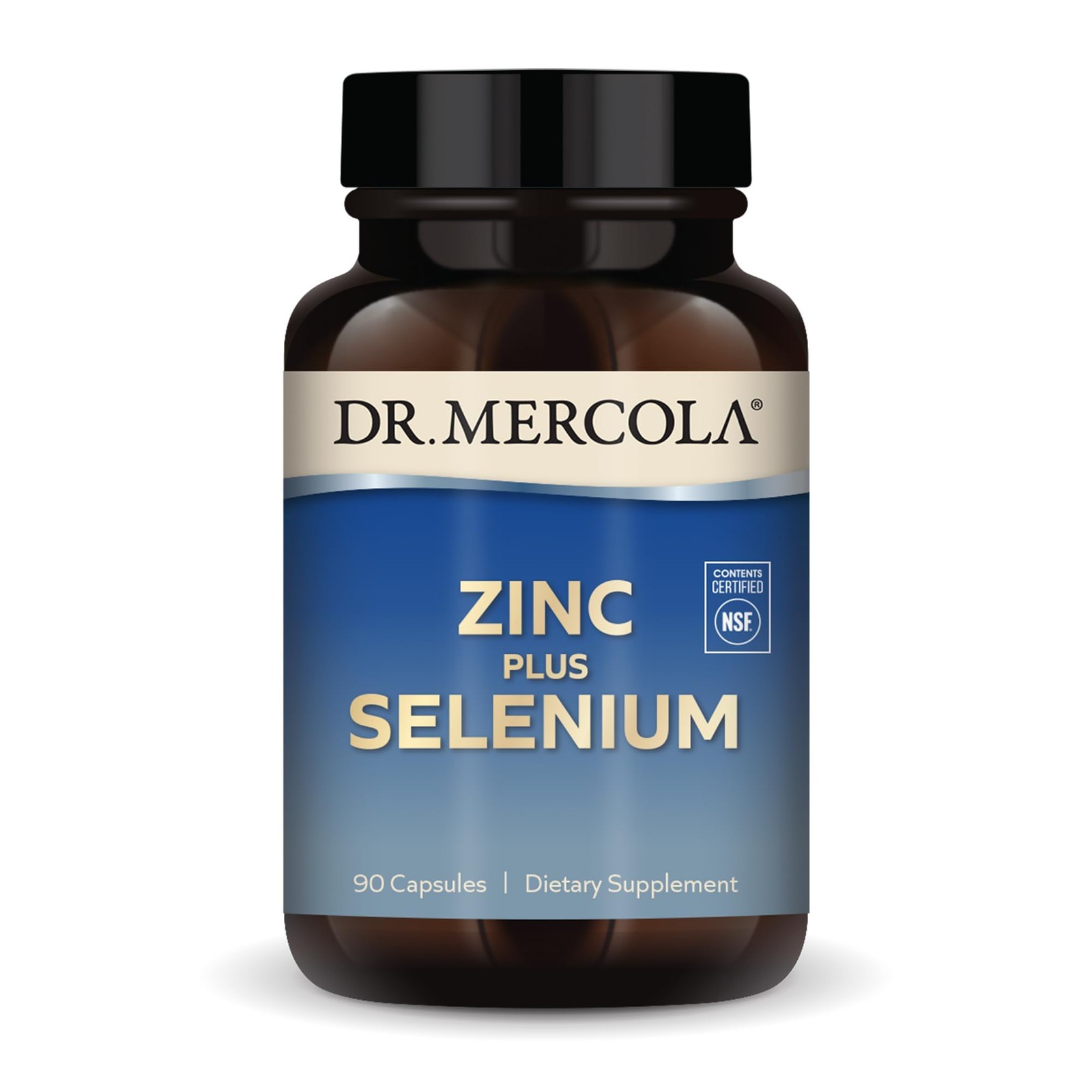 Dr. Mercola Zinc Plus Selenium – Mineral Blend 90 Count (Pack of 1)