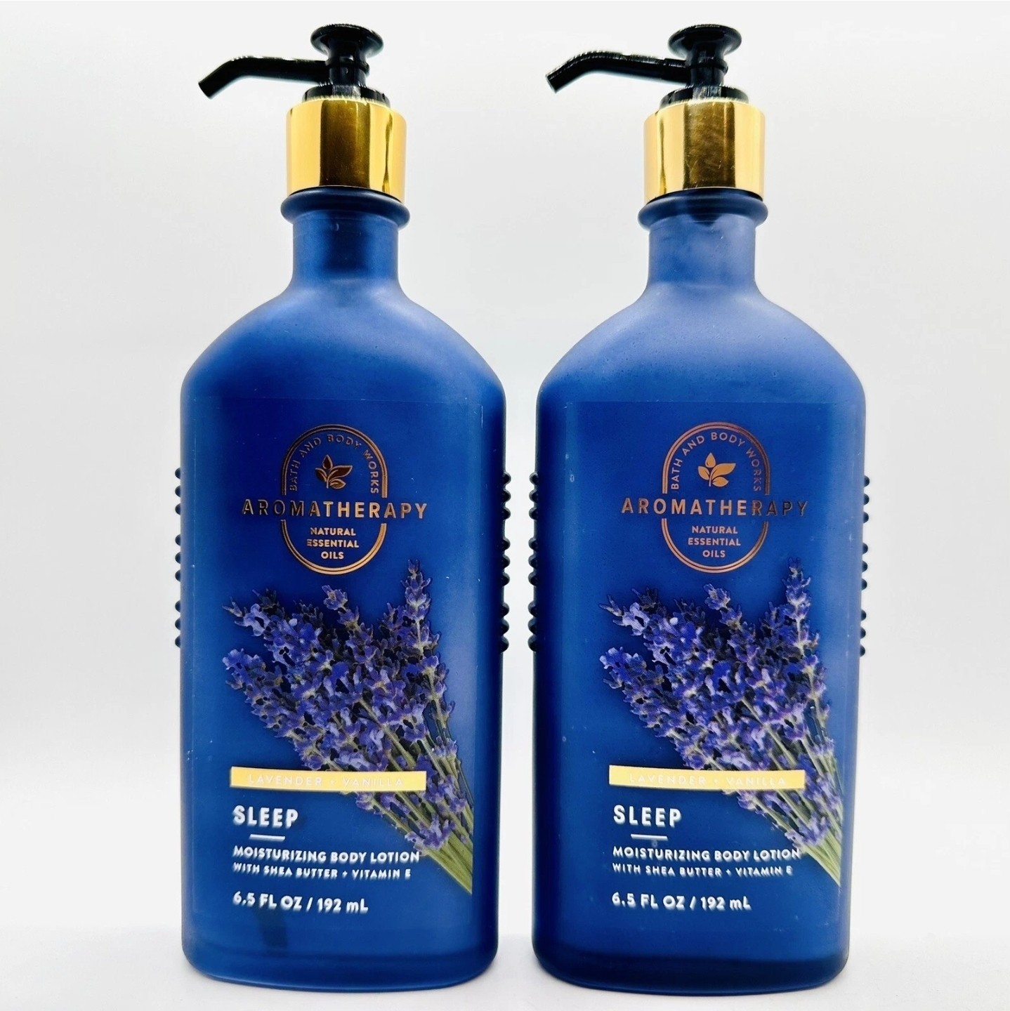 2 Bath & Body Works Aromatherapy SLEEP Lavender + Vanilla Body Lotion 6.5 oz
