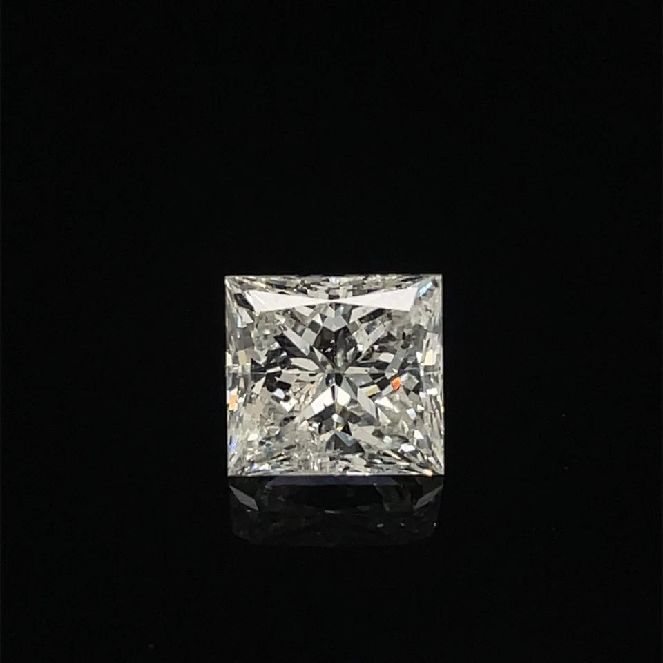 4 Ct Princess Cut Lab Grown Diamond D Color VVS1 CVD Certified Loose Diamond