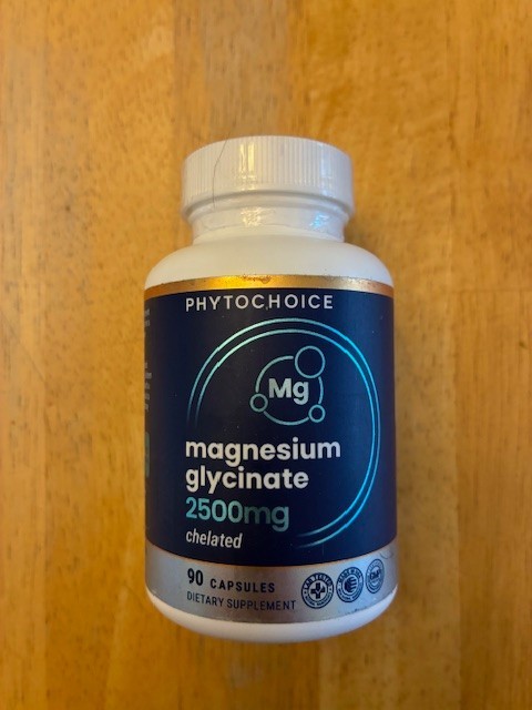 Phytochoice Chelated Magnesium Glycinate Supplement – 2500mg 90 Capsules
