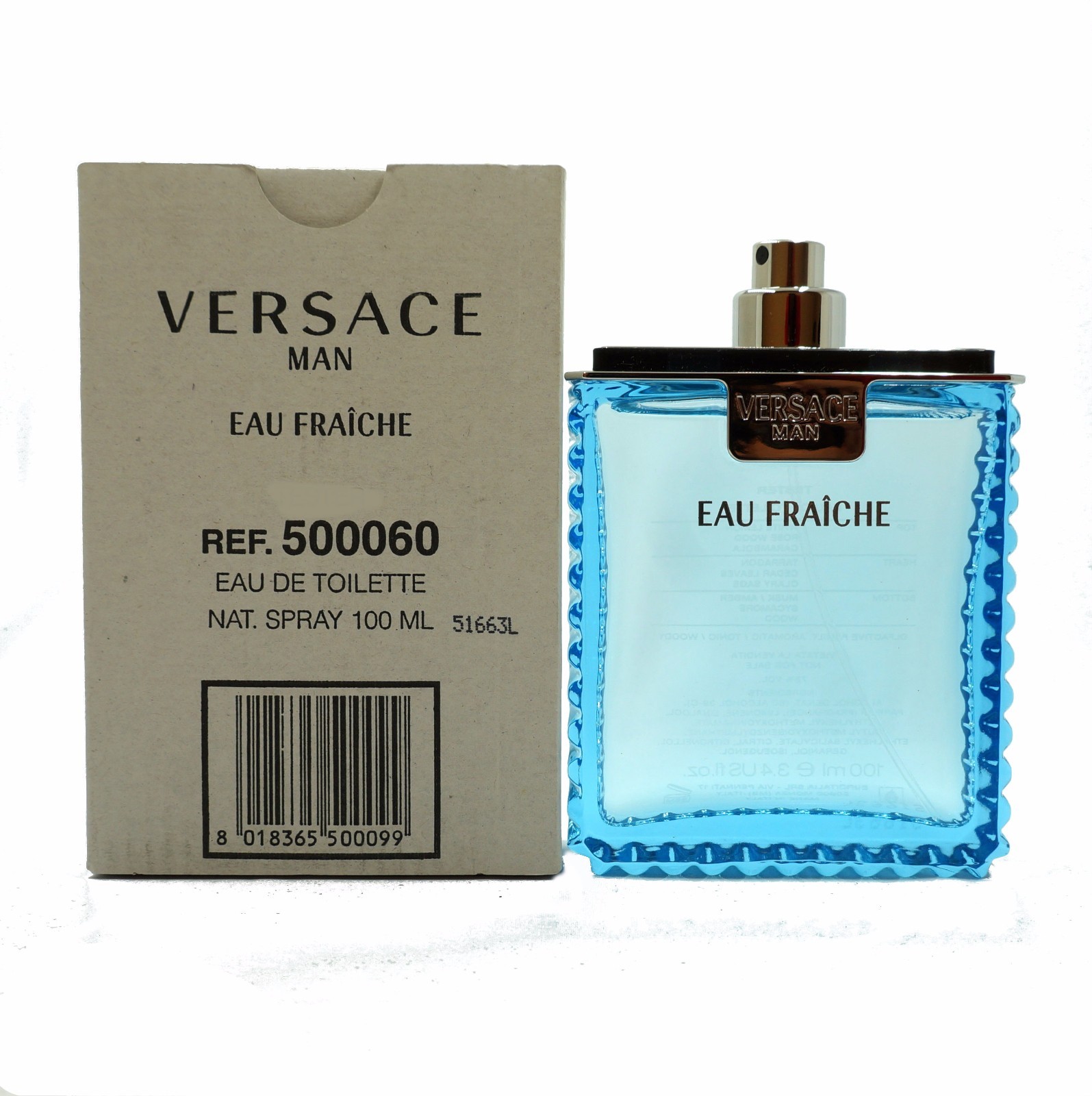VERSACE MAN EAU FRAICHE BY VERSACE EAU DE TOILETTE NATURAL SPRAY 100 ML (T)