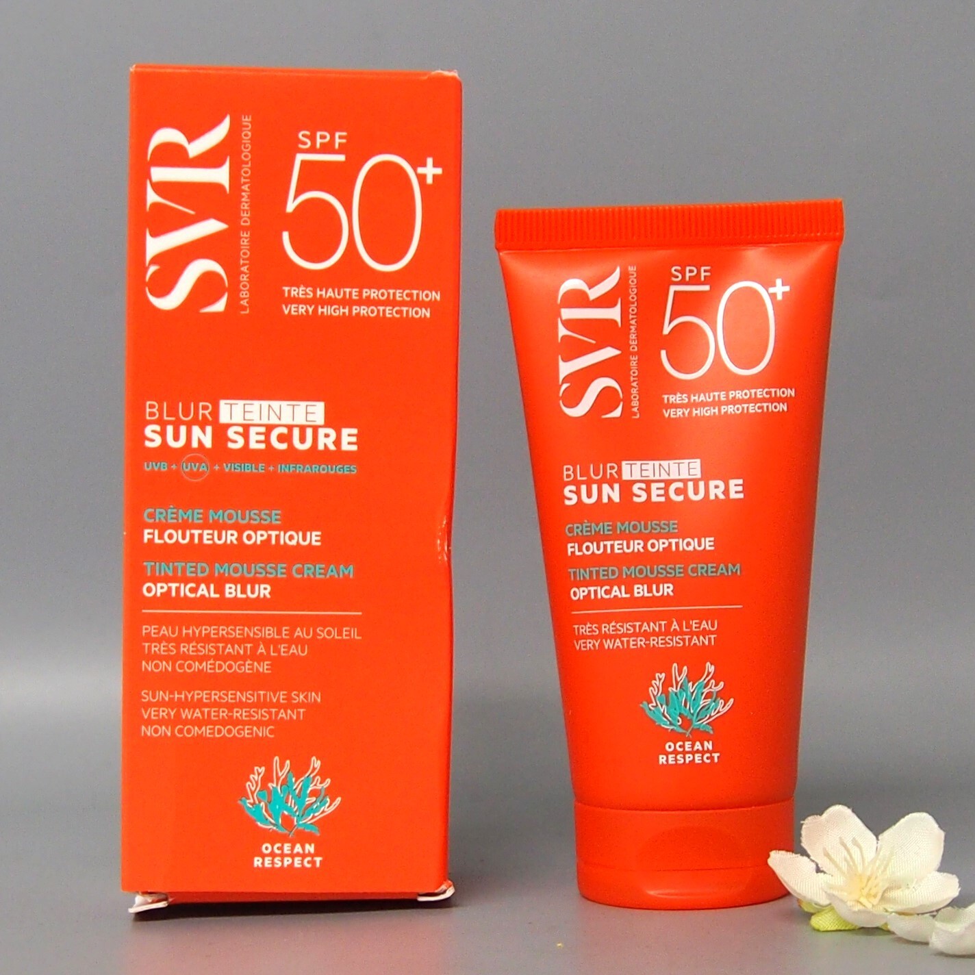 SVR Sun Secure Blur Tinted SPF50+ Optical Blur Mousse Cream 50ml Exp 02/2027