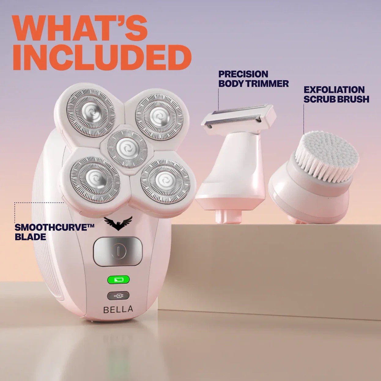 SEALED Freebird Flex Series Shaving Kit For Her Electric Shaver Legs Body Bikini