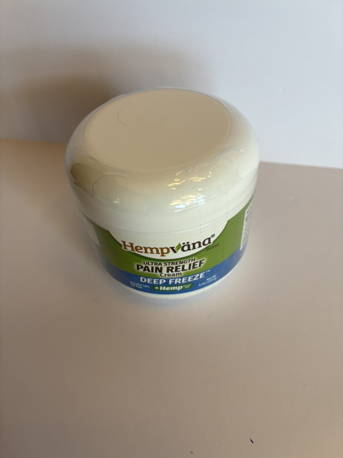 Hempvana Ultra Strength Pain Relief Cream DEEP FREEZE 4 oz Exp 2/24