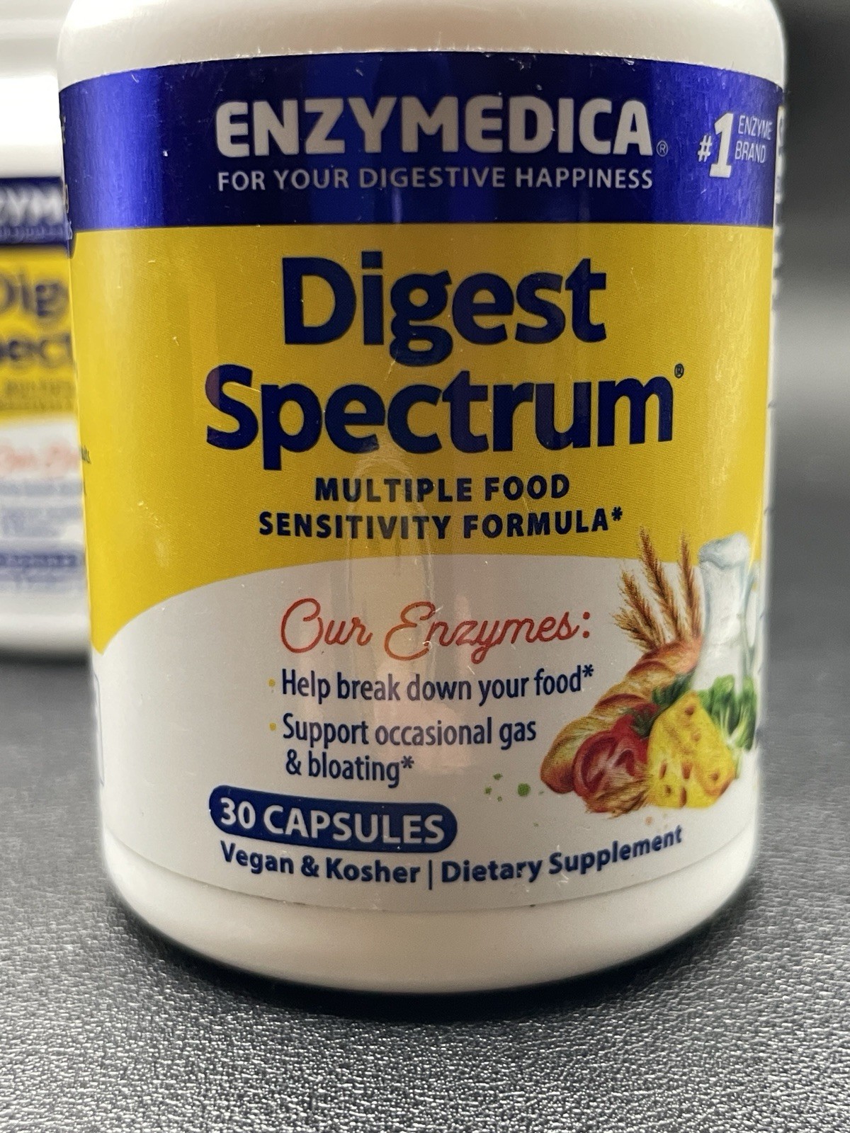 Enzymedica Digest Spectrum 60 Capsules EXP 08/2026 Digestive Enzymes