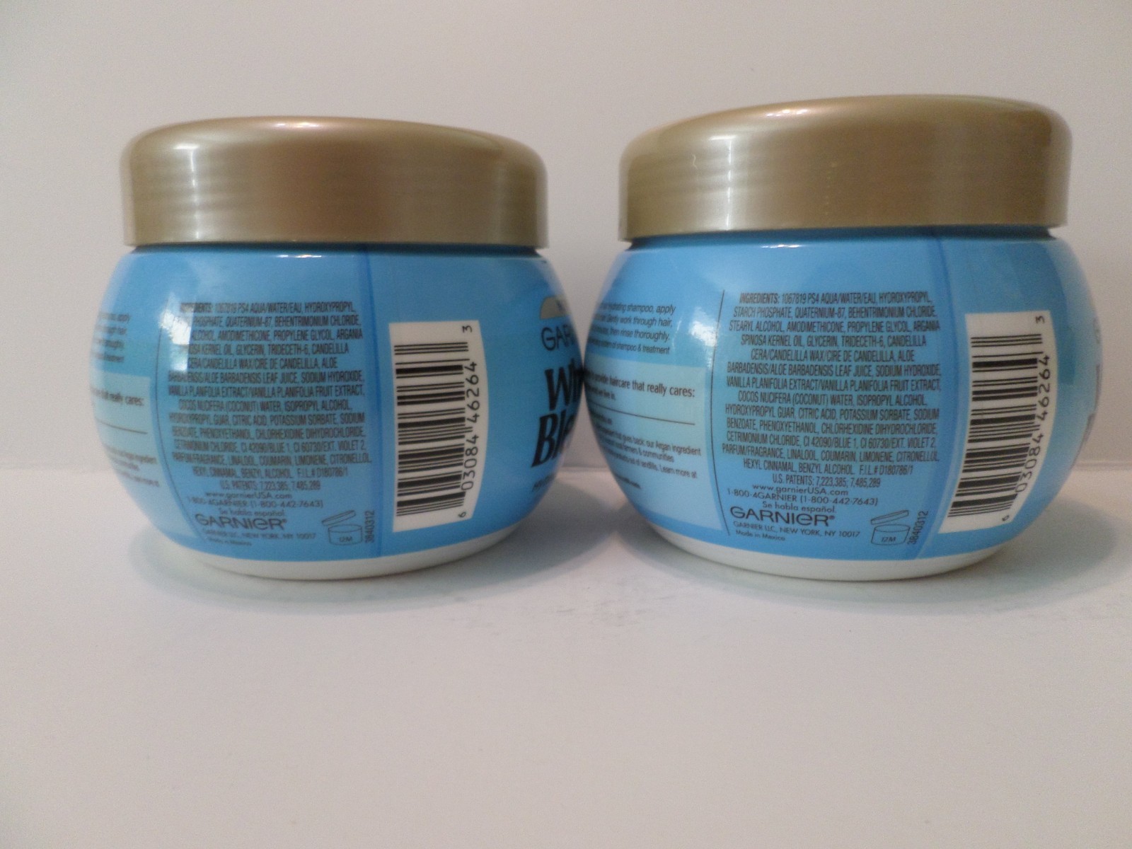 2 Garnier Whole Blends Hydrating Mask Coconut Water & Vanilla Extracts 10.1 oz.