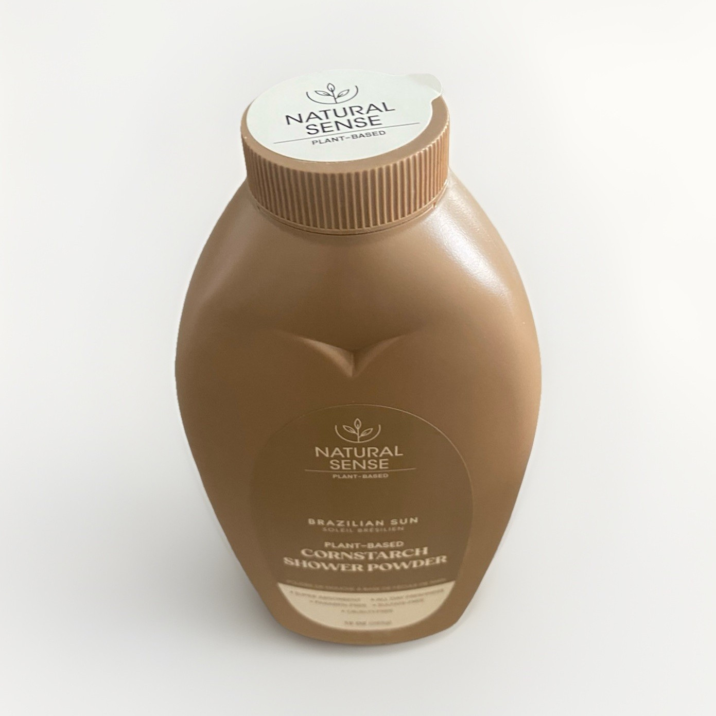 1 Natural Sense Plant-Based Cornstarch Body Shower Powder Brazilian Sun