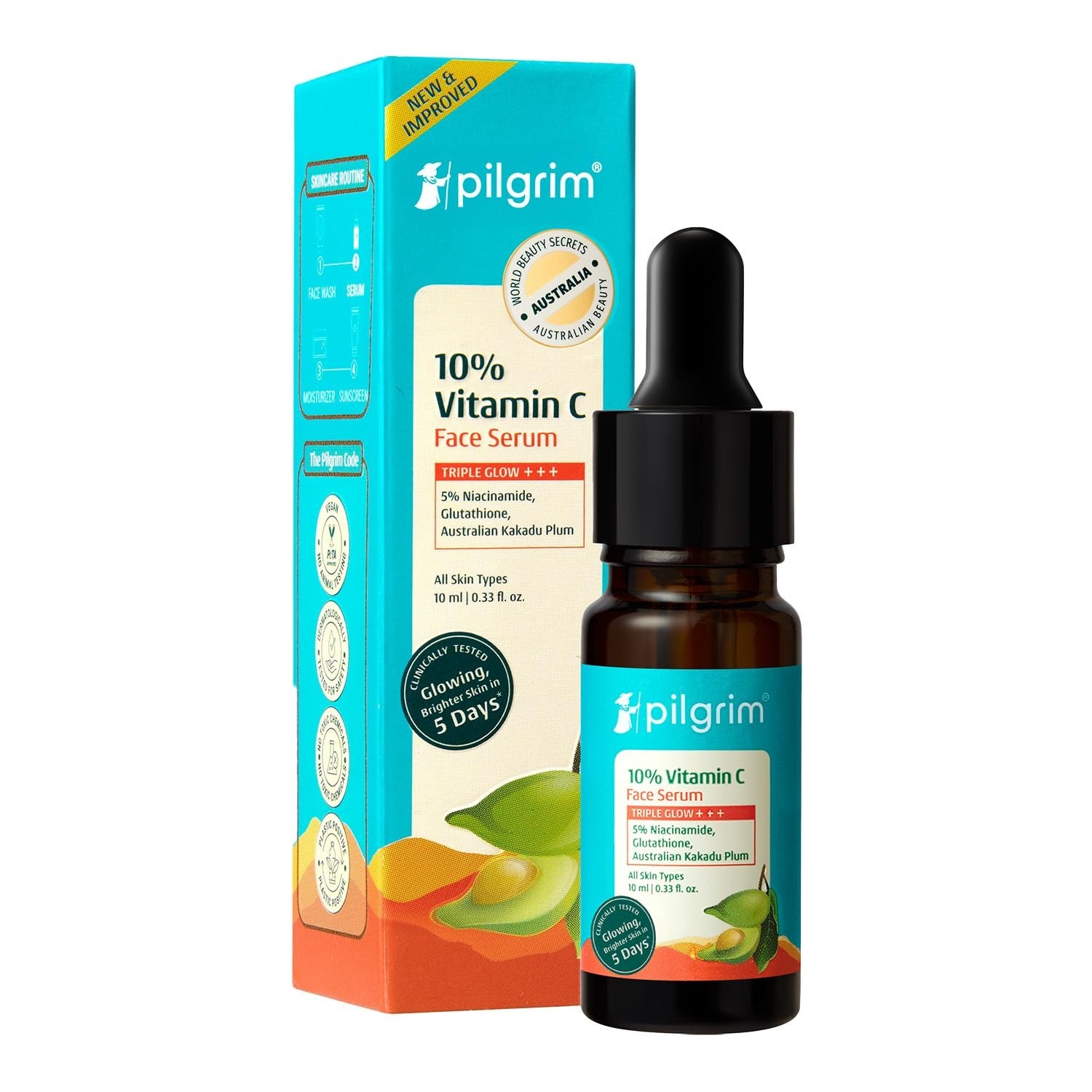 Pilgrim 10% Vitamin C Face Serum For Daily Brightness 10 ml
