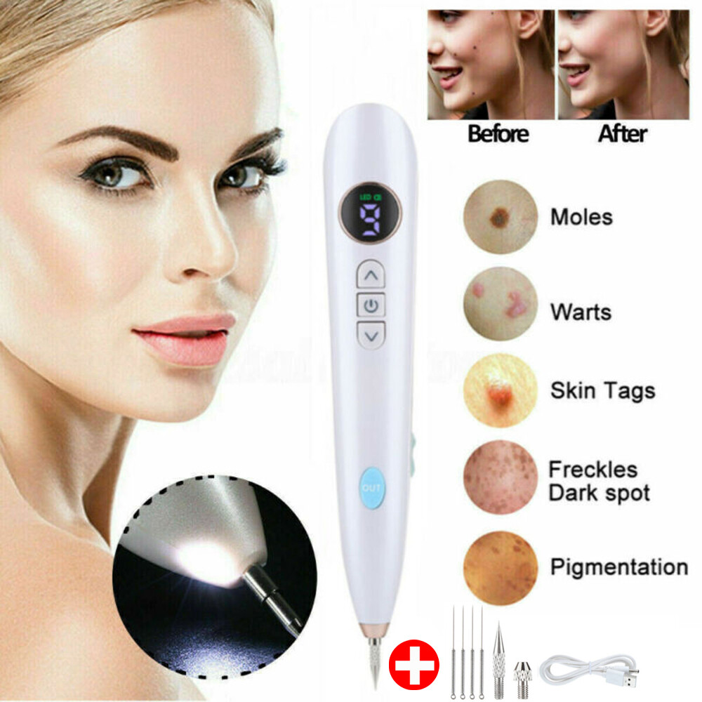 9 level Laser Plasma Pen Mole Removal Dark Spot Skin Tag Tattoo Wart Remover Pen