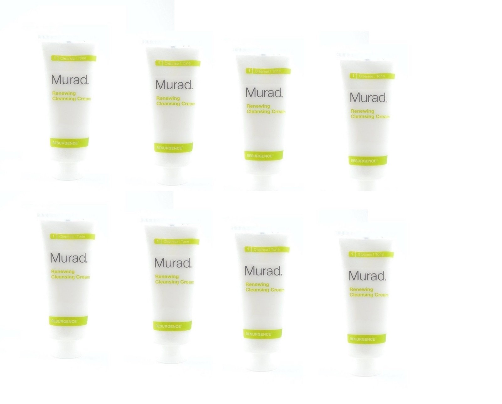 8-Murad RESURGENCE Renewing Cleansing Cream 1.5oz / 45mL x 8 12 oz total