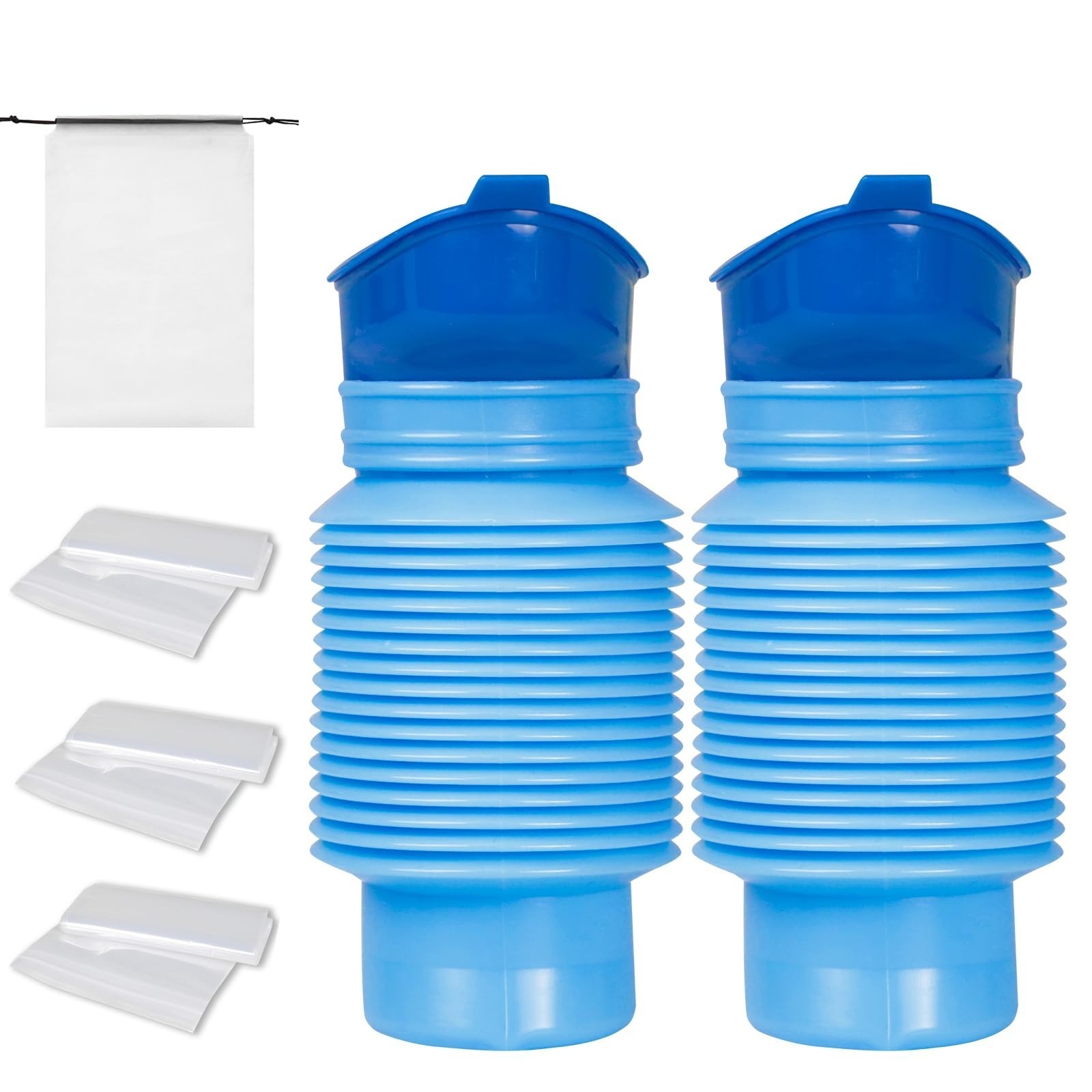 Portable Urinal for Men, 750ml Leak-Proof Travel Urinal
