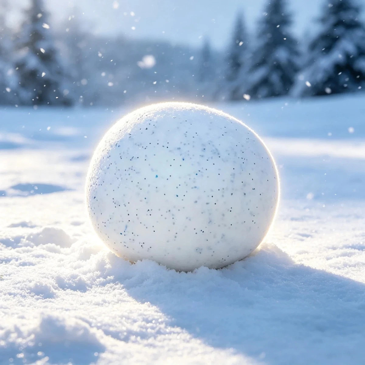Schylling NeeDoh Snow Ball Crunch – Crunchy Snowball Stress Relief Toy, Sensory