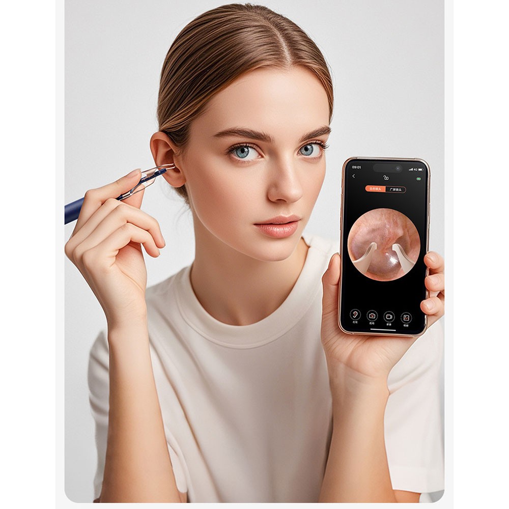 NEW Upgraded Smart Visual Ear Wax Cleaner with Camera 800W HD Endoscope