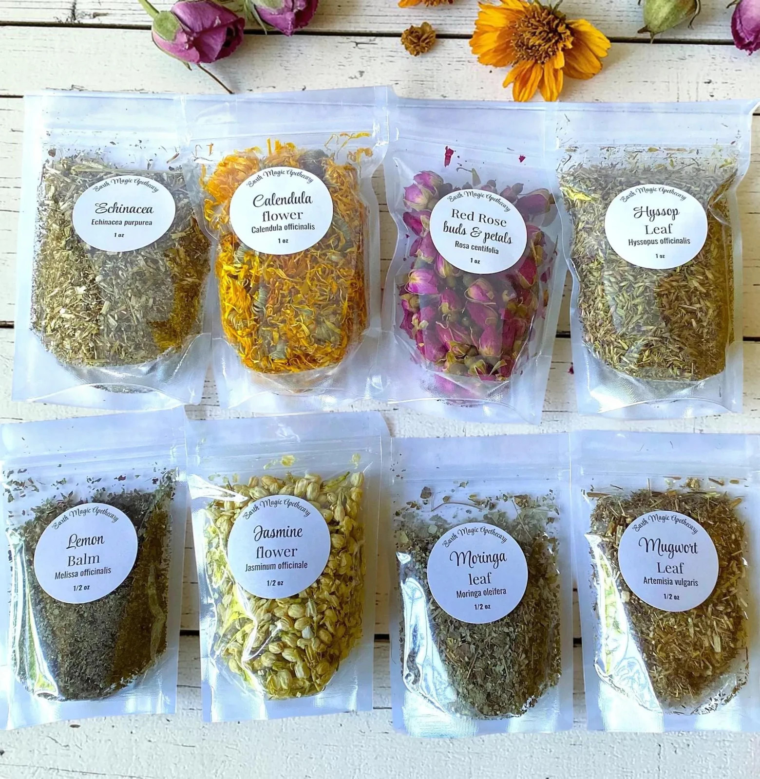 Natural Bulk Herb Bags A – Z Organic & Wildcrafted Herbs, 28gm, 1oz