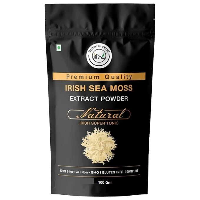 Urban Prakriti Irish Sea Moss Powder 100gm Supports Skin Health, Digestion