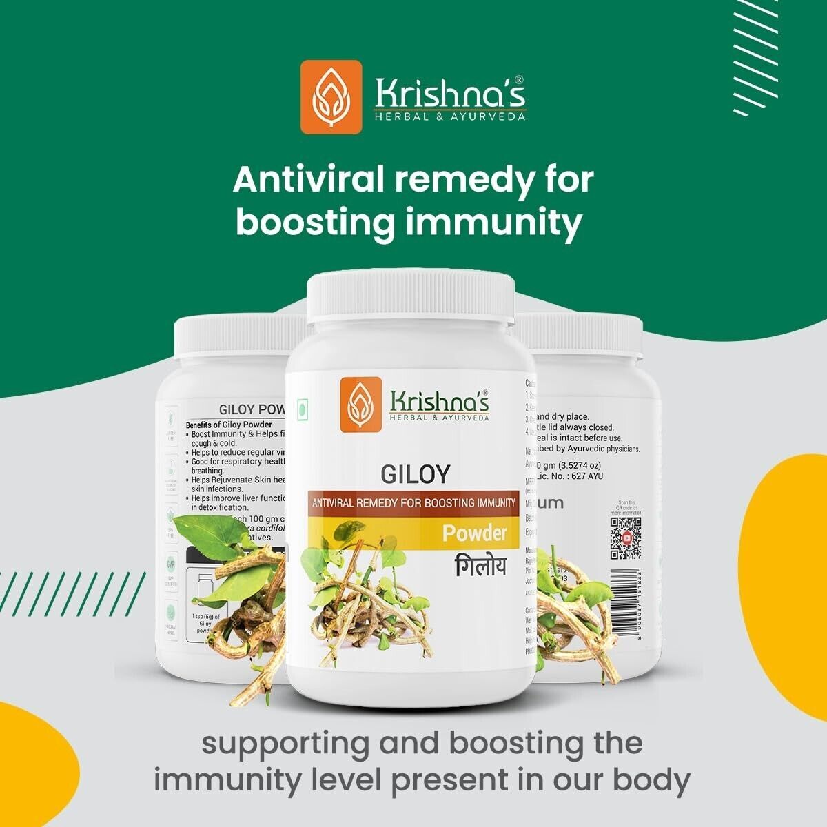 Krishna’s Giloy Powder (100 Gm)
