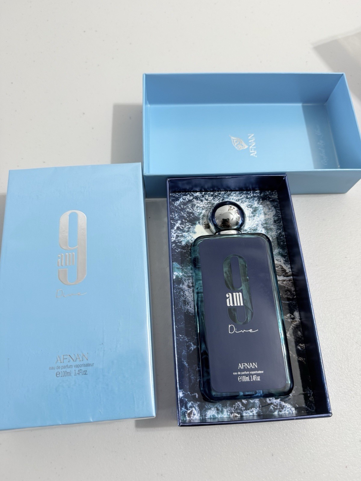 Afnan 9am Dive Eau de Parfum (EDP) Spray Fragrance, 3.4 fl oz