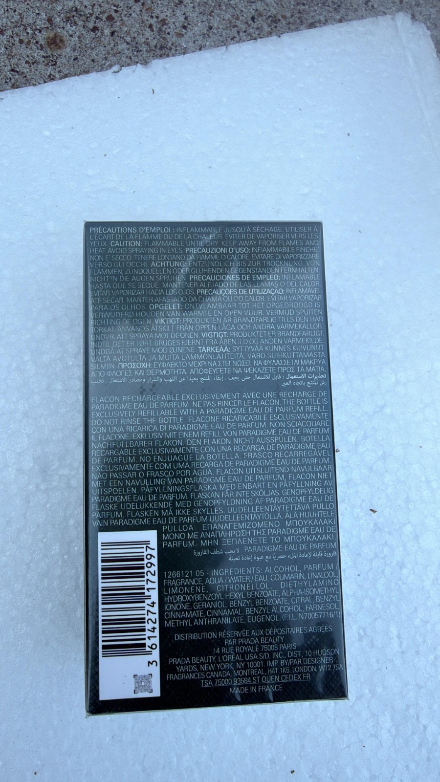 PRADA Paradigme Men Eau de Parfum 100ml / 3.3oz Brand New Sealed