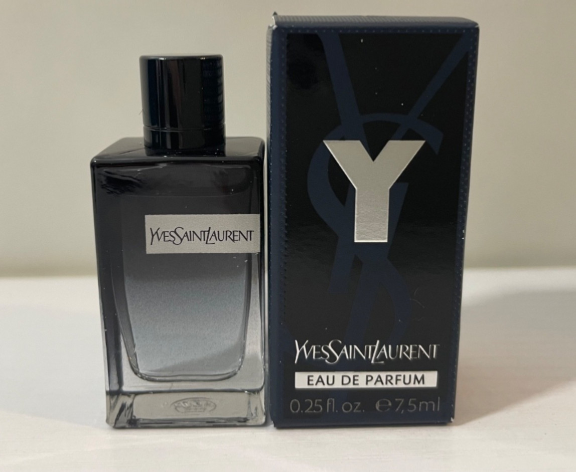 YSL YVES SAINT LAURENT Y EDP MINI SPLASH 0.25 oz / 7.5 ml NIB & FRESH