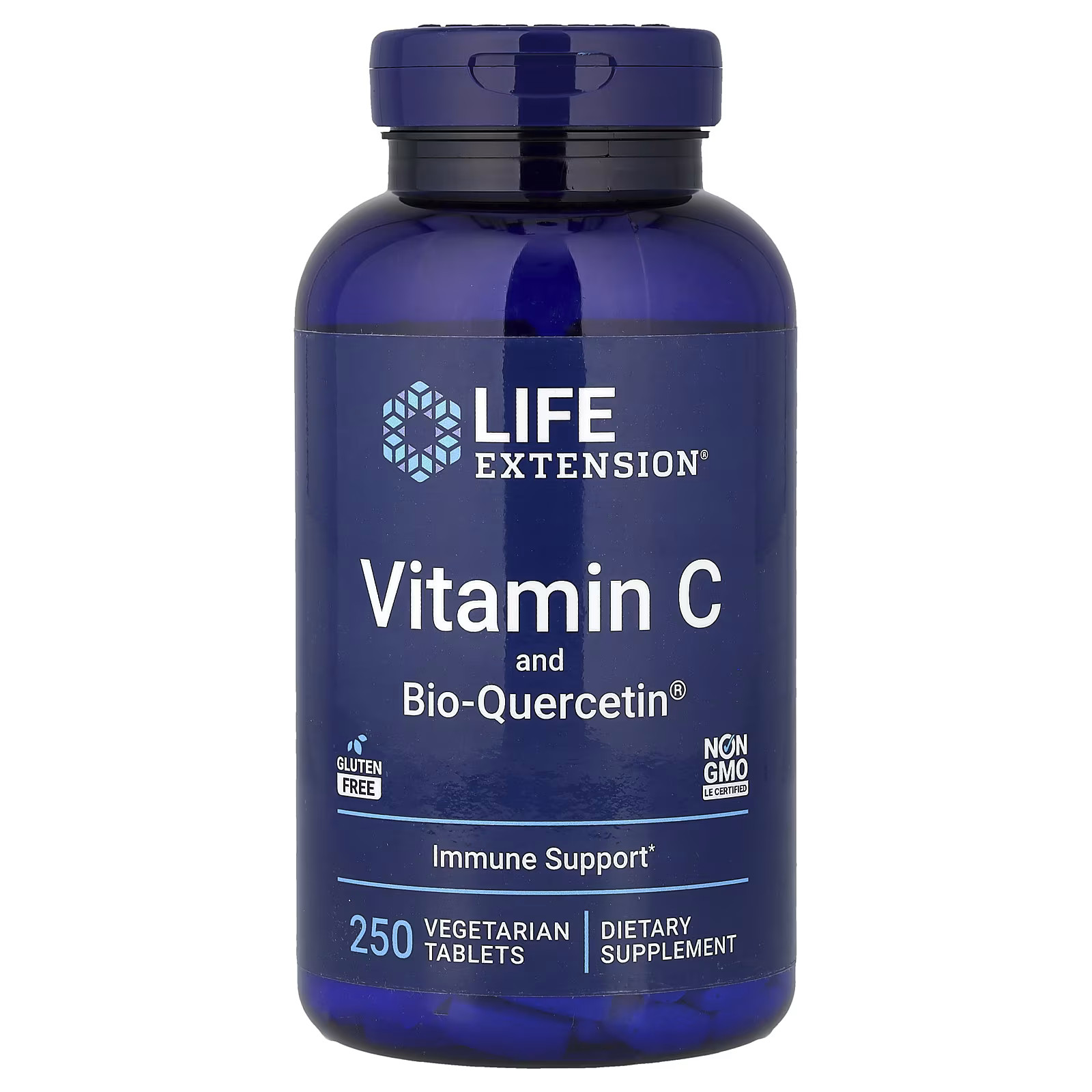 2 X Life Extension, Vitamin C and Bio-Quercetin®, 250 Vegetarian Tabl-worldwide