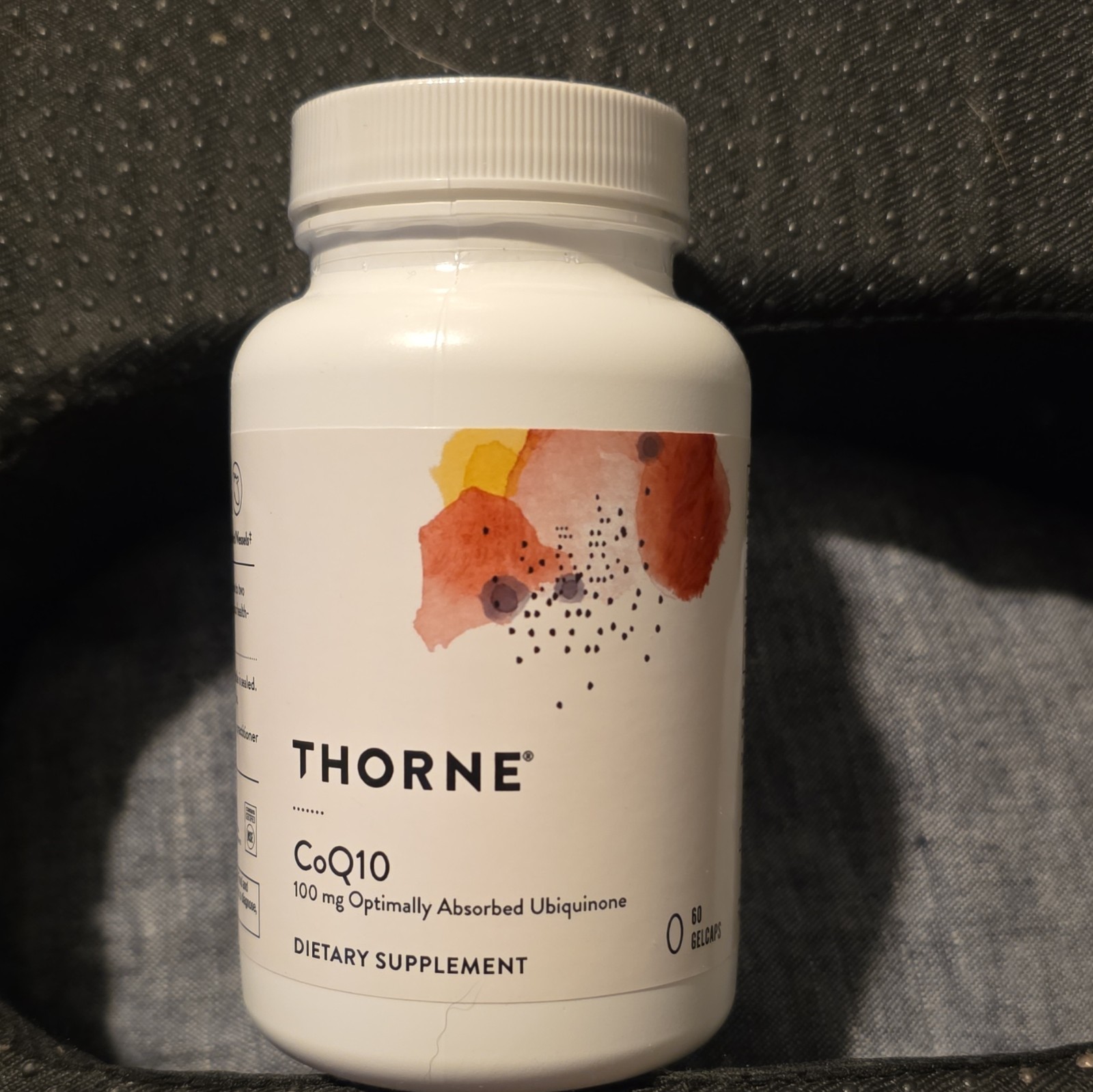 Thorne CoQ10 Ubiquinone 100mg 60 Gelcaps Gluten-Free Exp 12/2027