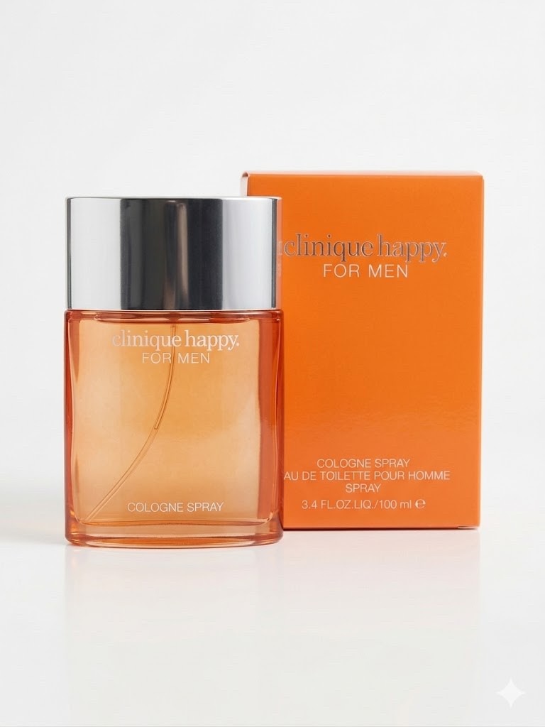 CLINIQUE HAPPY Pour Homme Cologne edt for Men 3.4 oz 3.3 New in Box
