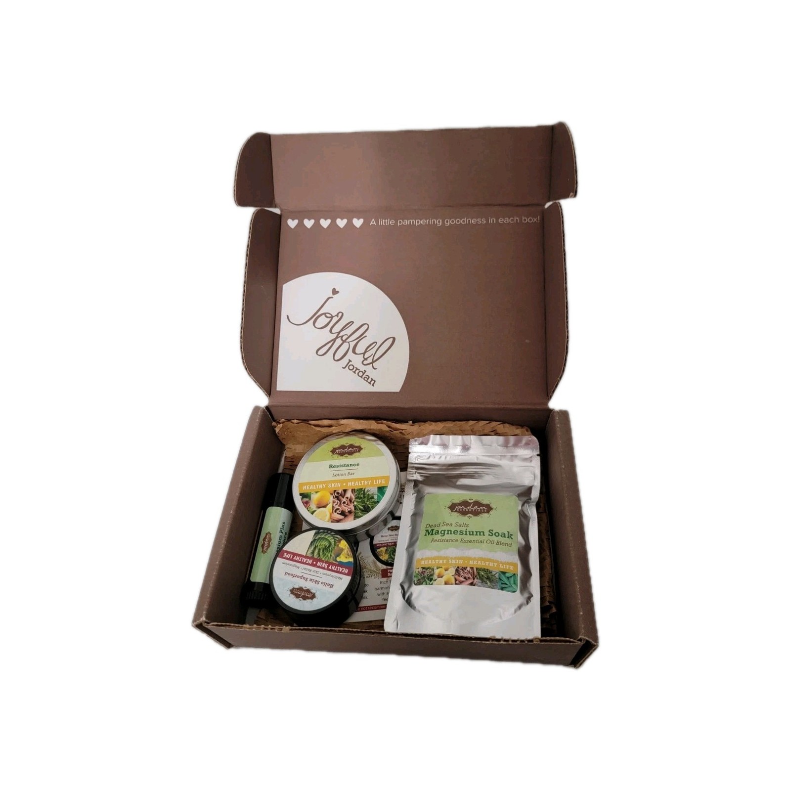 Jordan Essentials Joyful Gift Box Essential Oil Magnesium Soak, Lotion Bar,…