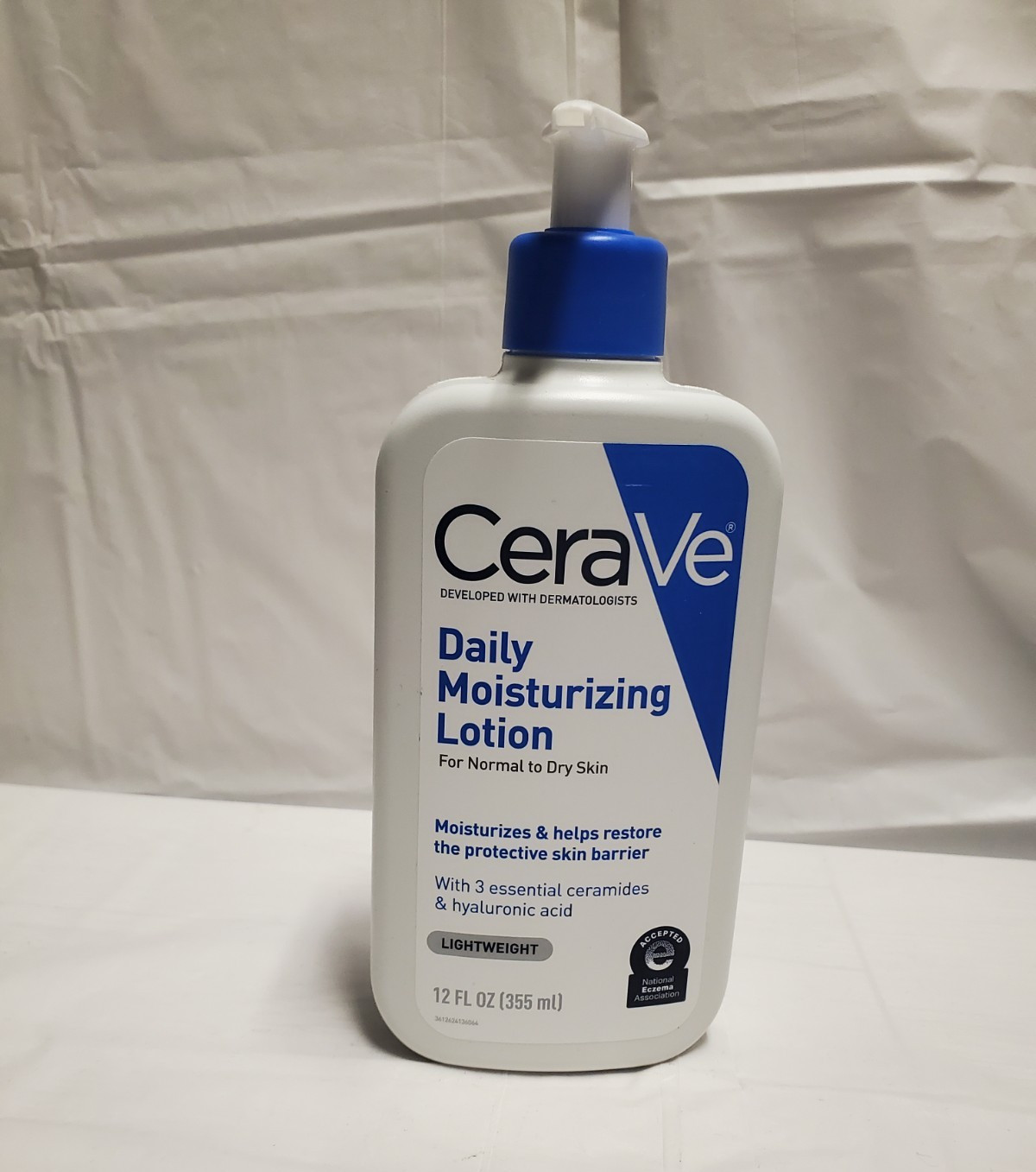 CeraVe Daily Moisturizing Lotion Normal to Dry Fragrance Free Body 12 fl oz