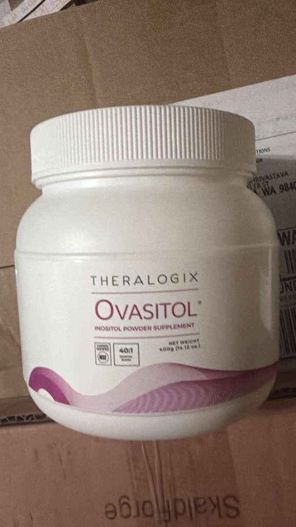 Theralogix Ovasitol® Inositol Powder Supplement – NET WT 14.12 OZ(90 day supply)