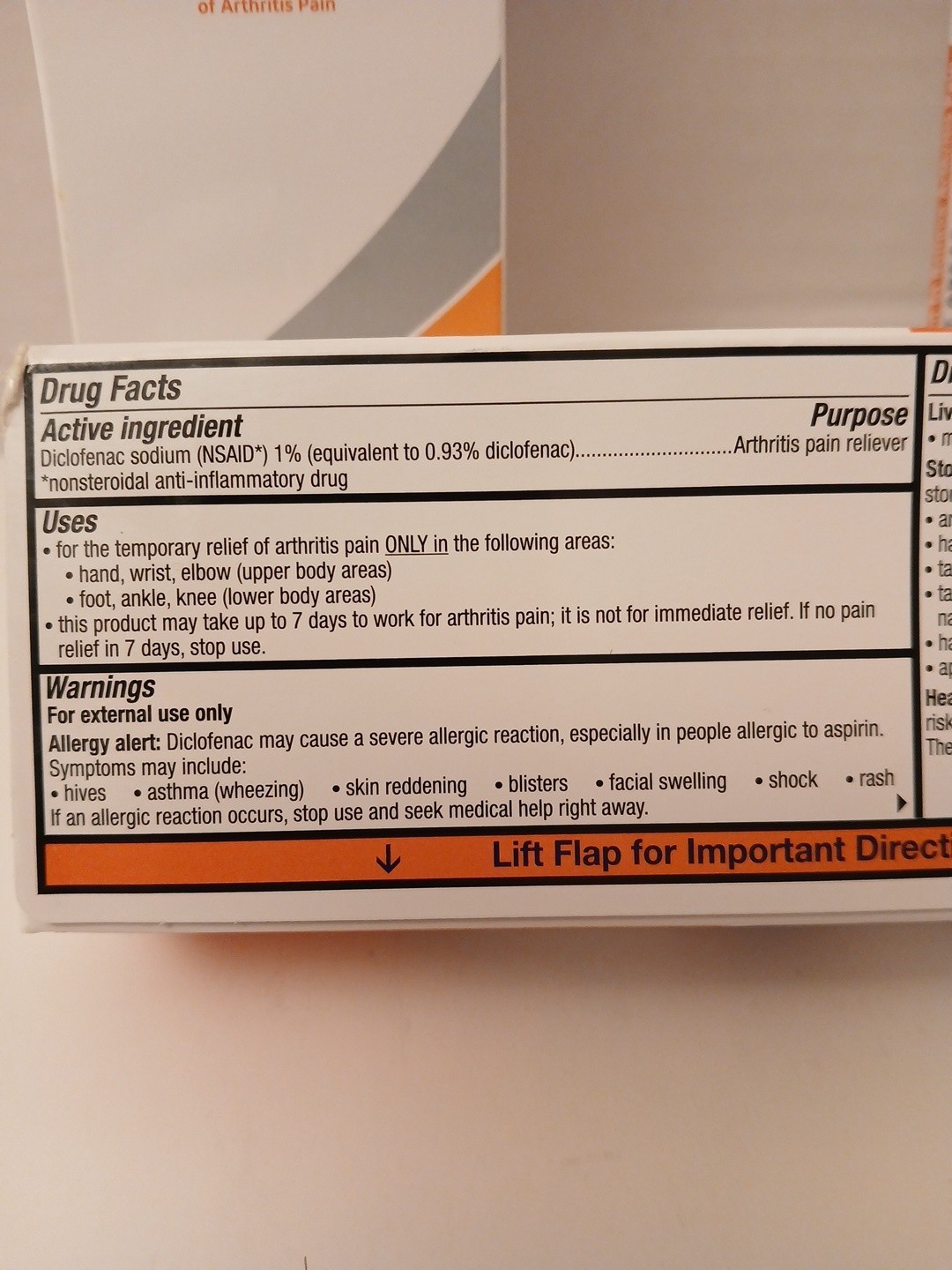 THREE Voltaren Diclofenac Sodium 1% Arthritis Pain Relief Gel 50g/1.76oz Each