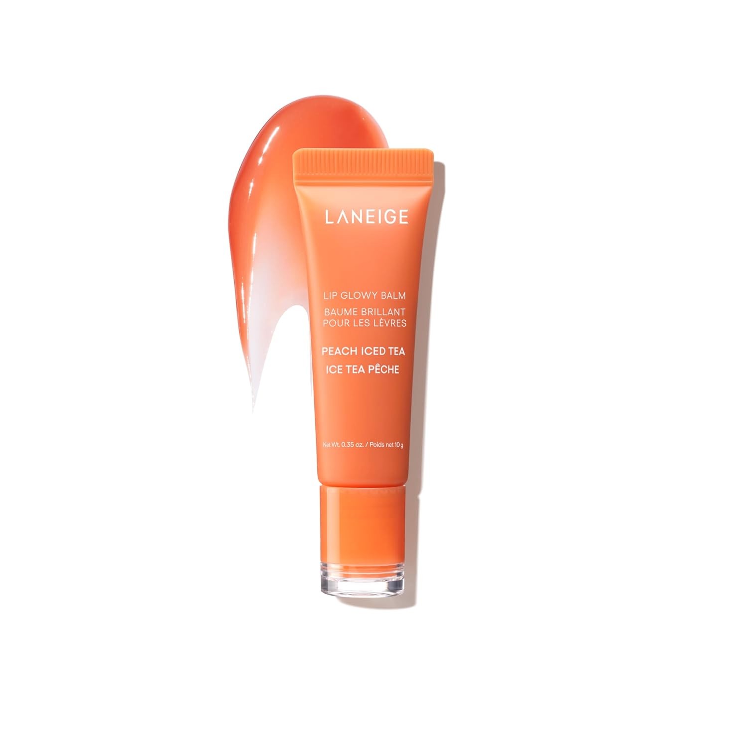 LANEIGE Lip Glowy Balm Peach Iced Tea Hydrating Lip Balm 0.35 oz