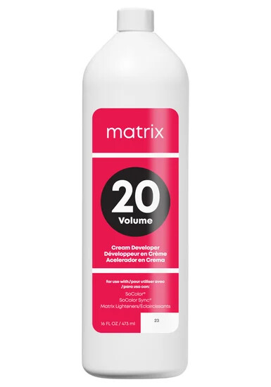 Matrix SoColor Cream Developer Lighteners – Choose 16 oz or 32 oz Developer