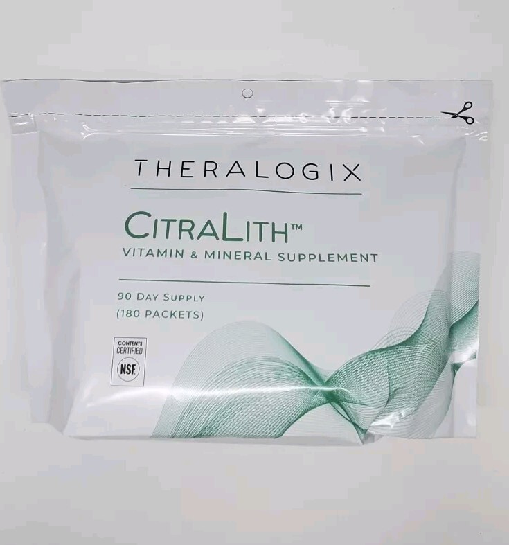 Citralith Vitamin & Mineral Supplement 90-Day Supply Kidney Health 2/25