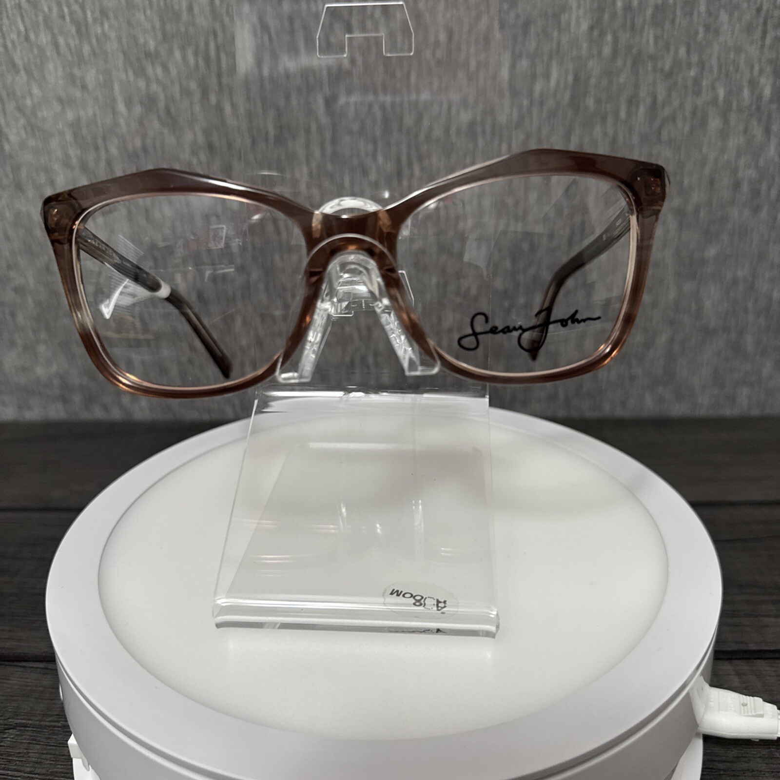 Sean John SJLO 6002 210 Brown Smoke Crystal Eyeglass Frames 54 18 145