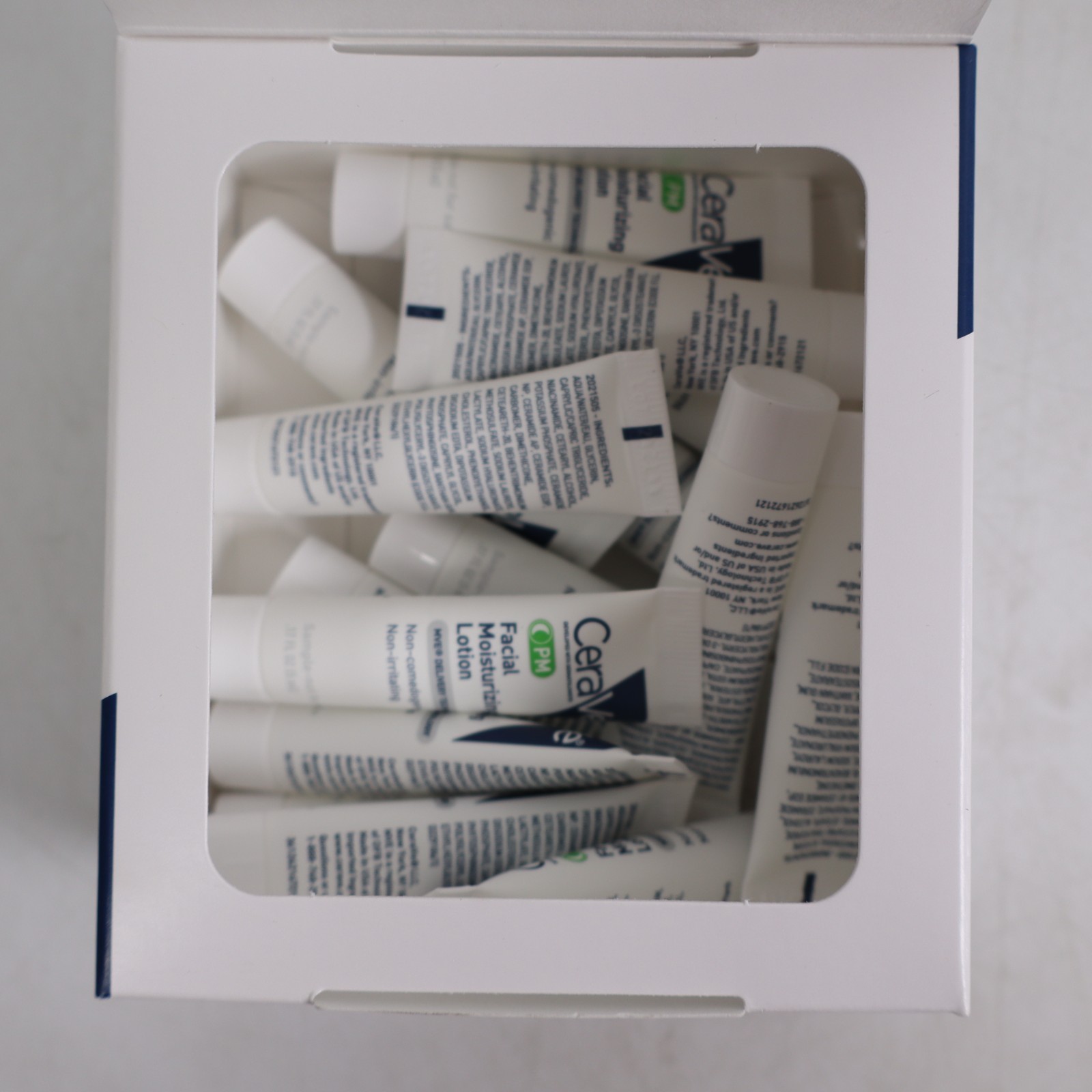 CeraVe PM Facial Moisturizing Lotion 0.17oz Mini 15 x 2 Boxes (30 Tubes Total)