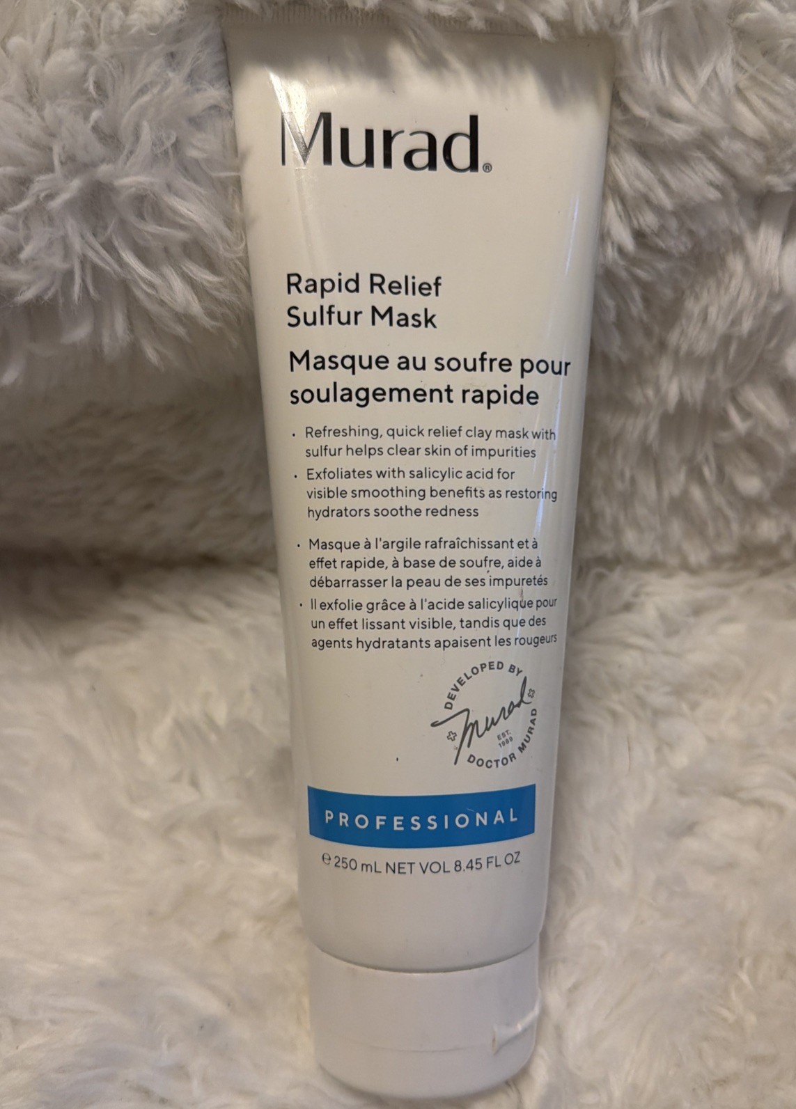 Murad Acne Control Rapid Relief Acne Sulfur Mask PRO Size 8.45 fl oz/250ml NEW