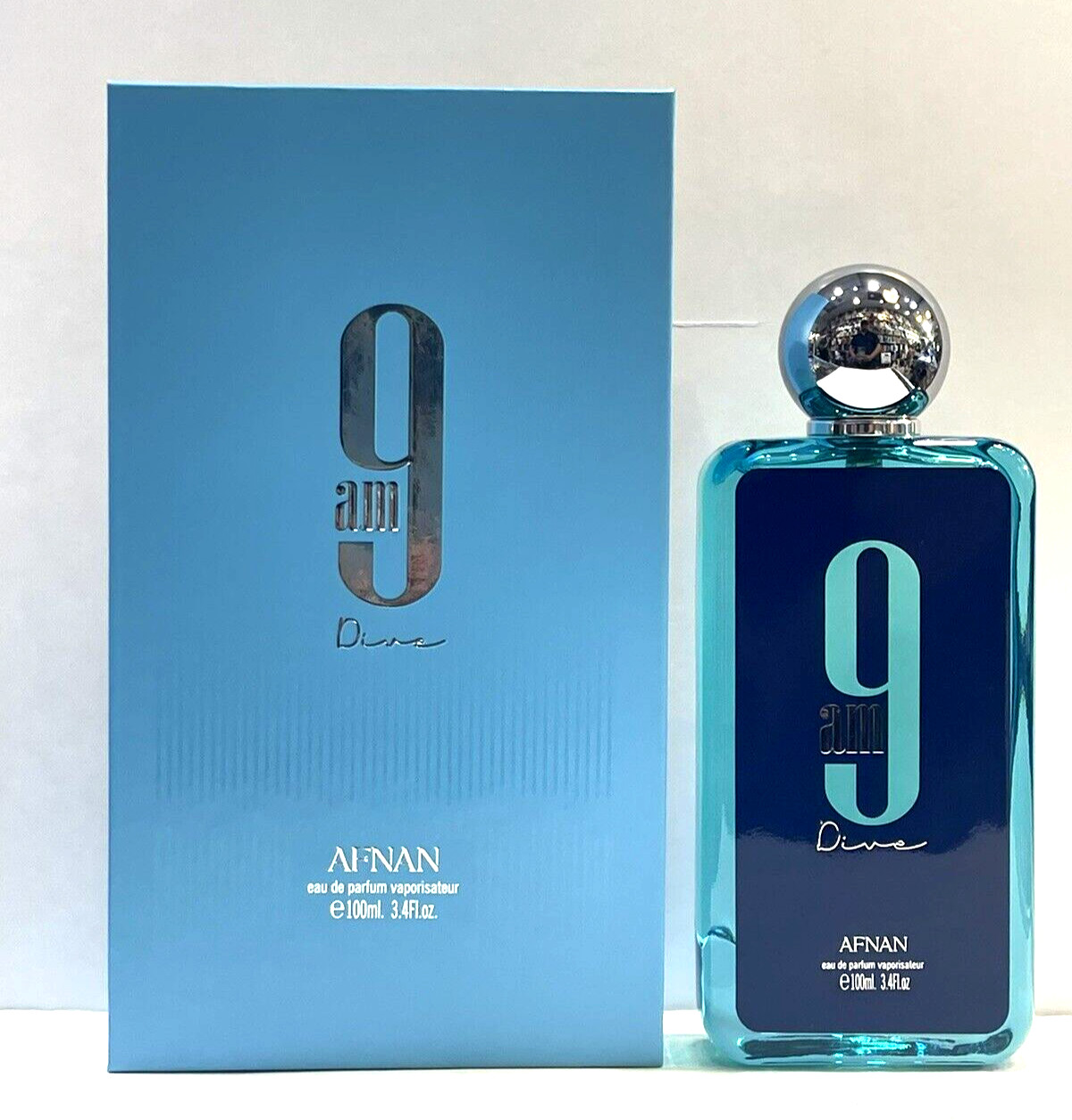 Afnan 9am Dive Eau De Parfum Spray Unisex 3.4oz (100 ml) Brand New Item!!!