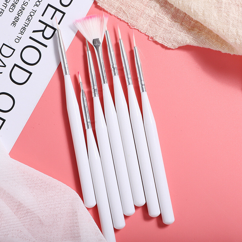8/20 PCS Nail Art Design Dotting Painting Drawing Polish Brush Pen Tools Acrylic